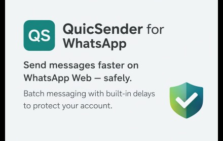 QuicSender Feature Overview